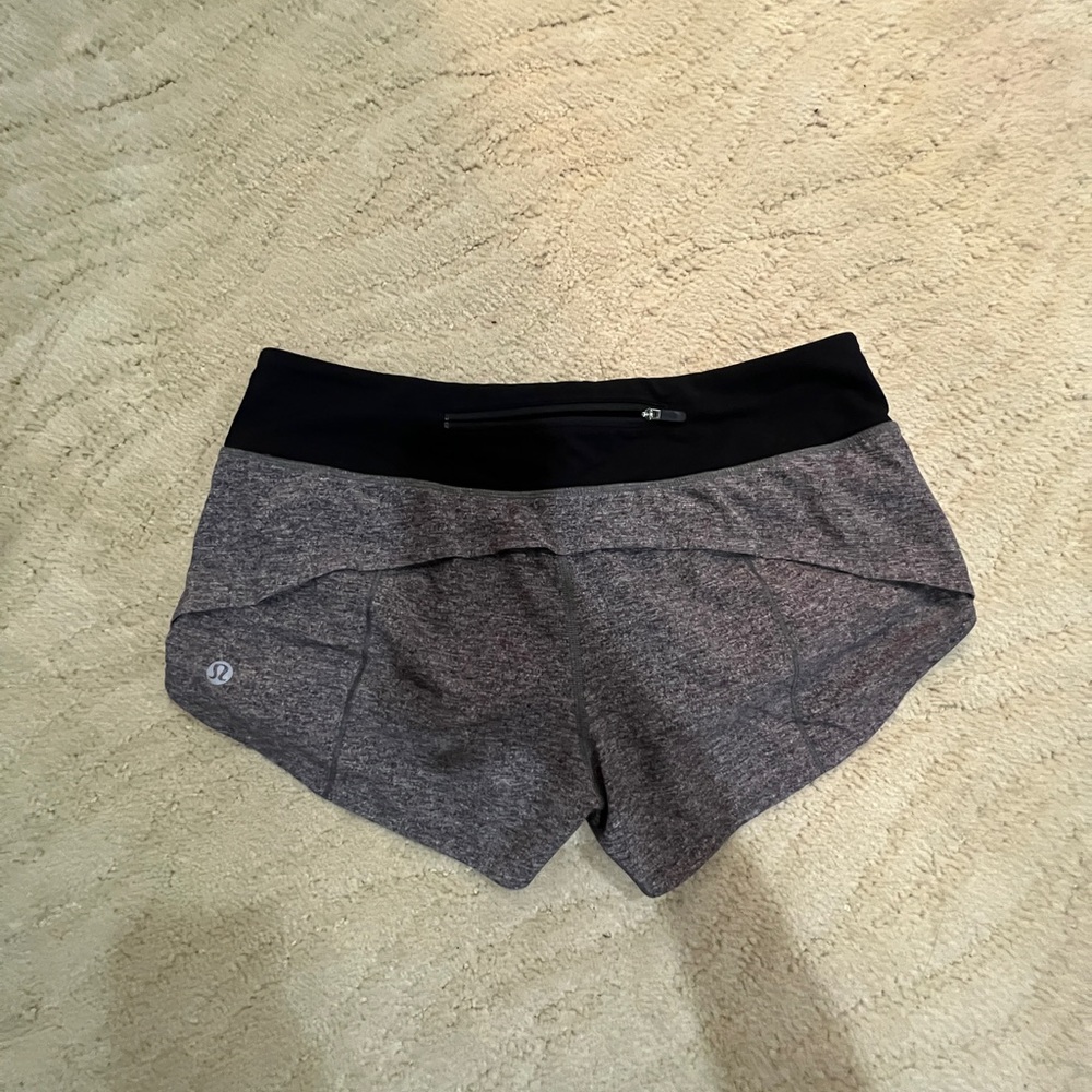 Lululemon Gray Speed Up Shorts